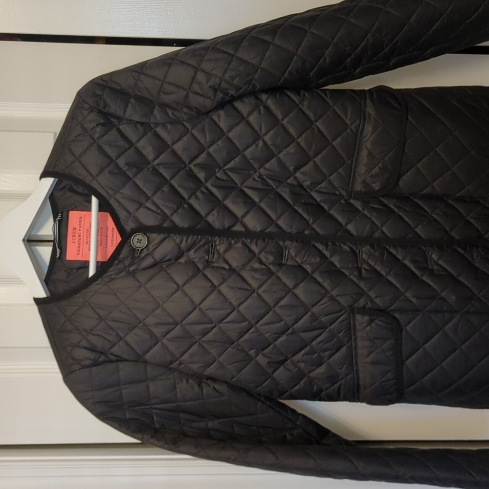 J. Crew Signature Puffer, women's size 4, black